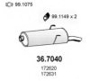 ASSO 36.7040 End Silencer